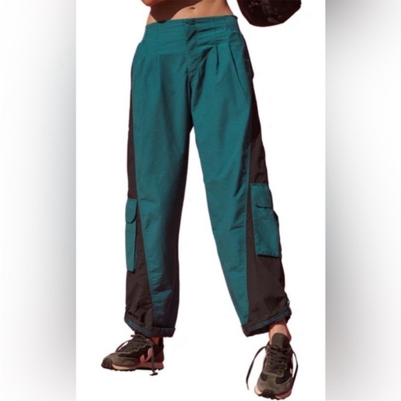 FP Movement Mesmerize Me Pants in Spruced Up Combo Colorblock - Picture 3 of 12